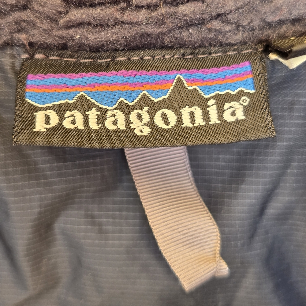 Vintage Patagonia Women's Bernese Mountain Fleece Quilted Jacket Sz Med 27440 - Picture 5 of 10